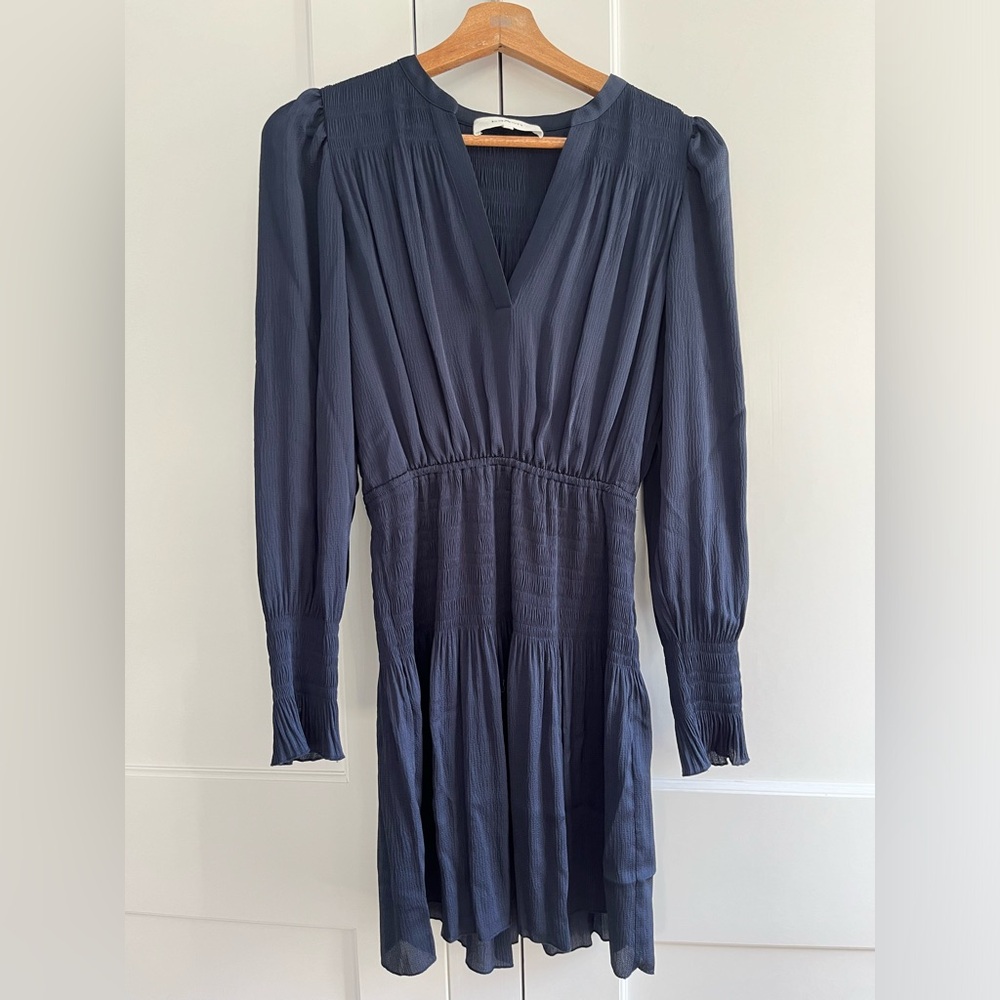 Ba&sh Hammered Satin Mini Dress